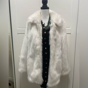 Express Faux Fur Coat
